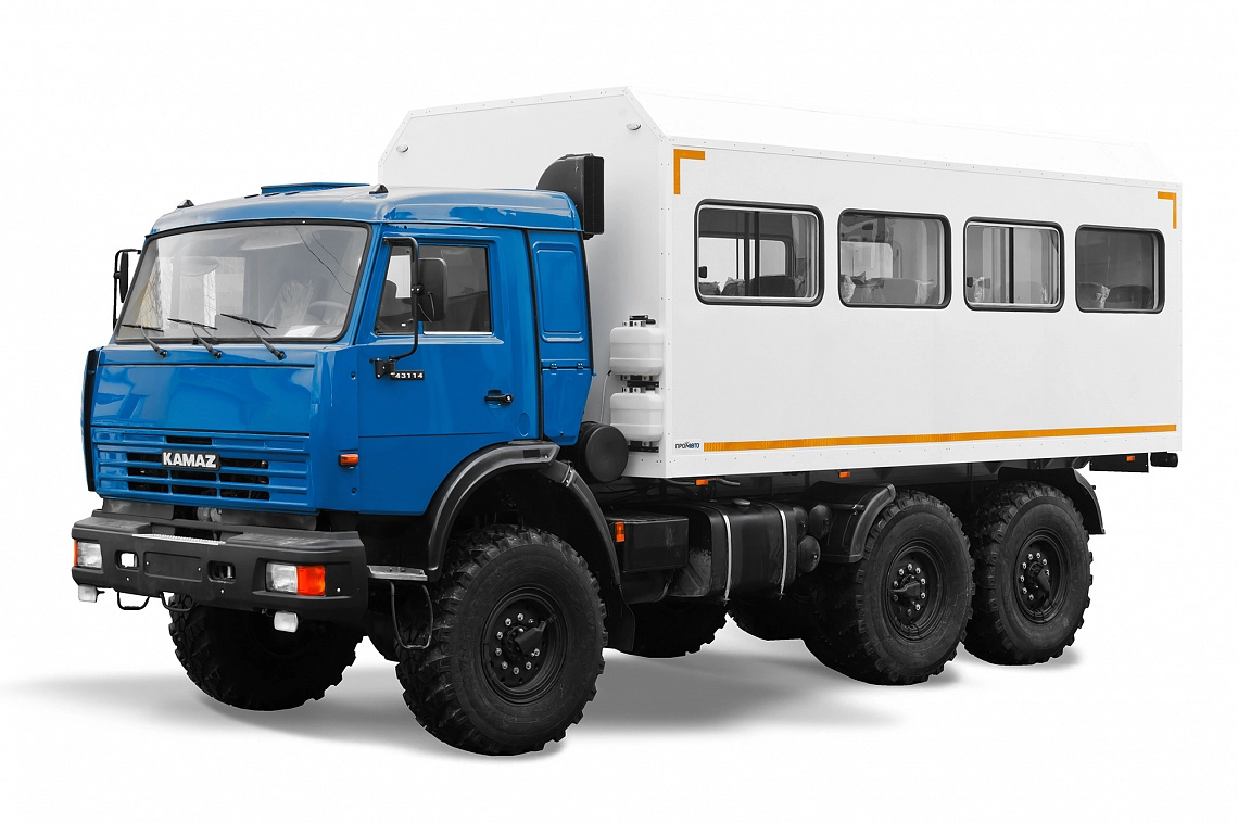 Shift bus on the KAMAZ 43114 chassis 2