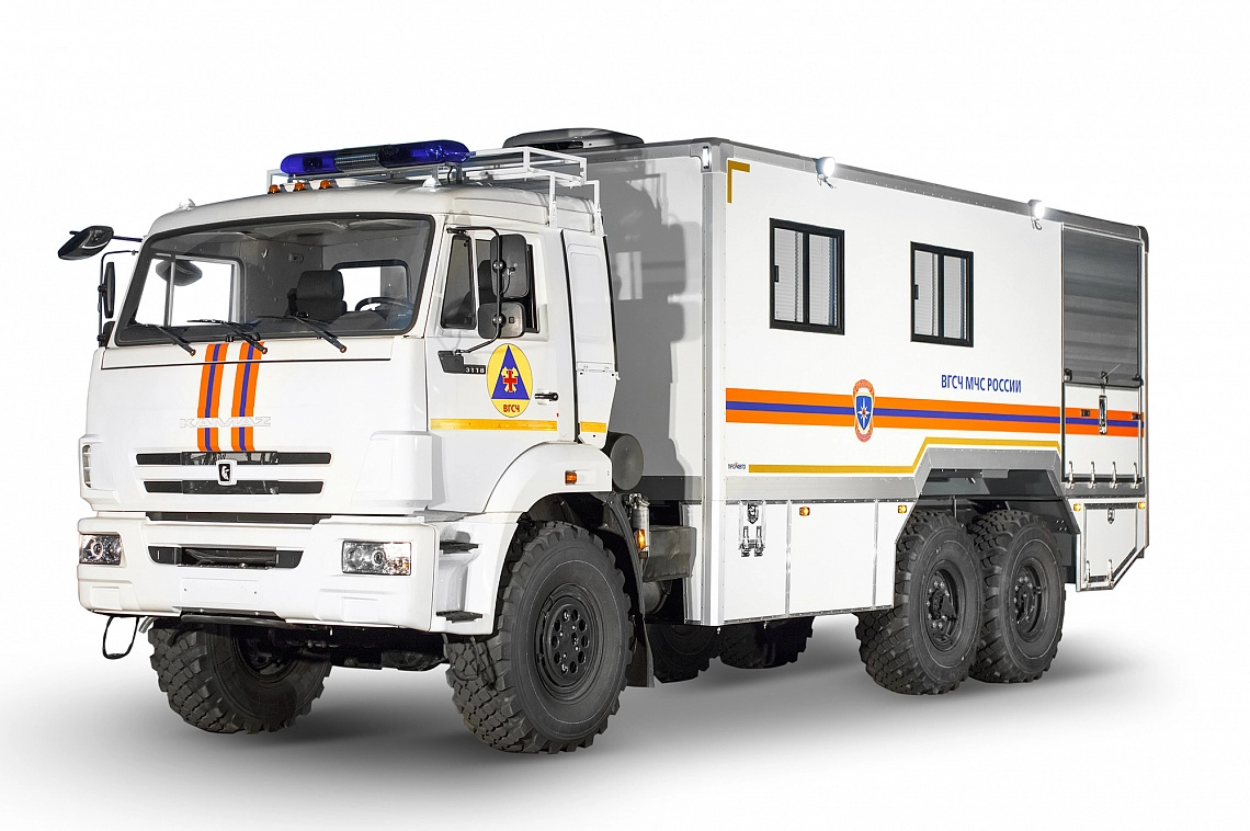 Mobile diving complex on the KAMAZ 43118 chassis 1