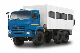 The shift bus on the KAMAZ 5350 chassis 3