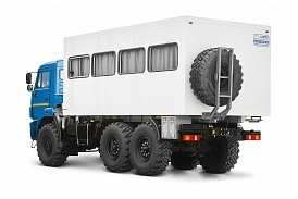 The shift bus on the KAMAZ 5350 chassis 2