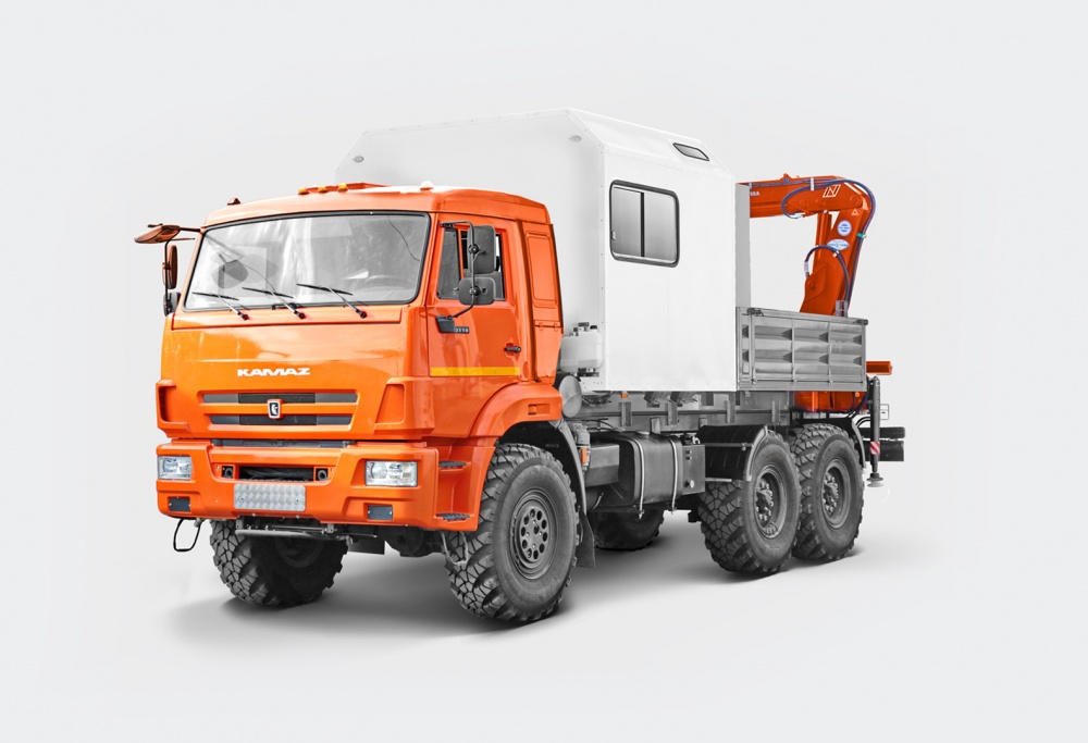 Special vehicles with crane arm