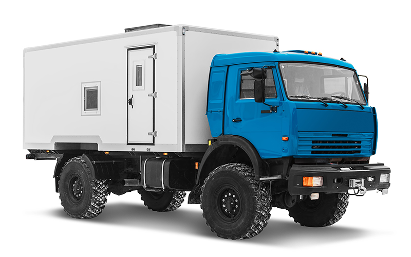 Residential module on the KAMAZ 4326 chassis