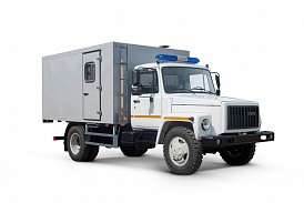 Vehicle for the transportation of special contingent on the GAZ 3309 chassis 2