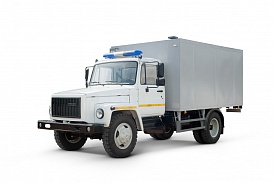Vehicle for the transportation of special contingent on the GAZ 3309 chassis 1