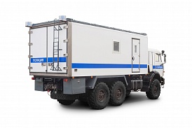 Mobile headquarters of the Ministry of Internal Affairs on the chassis KAMAZ 43118 3